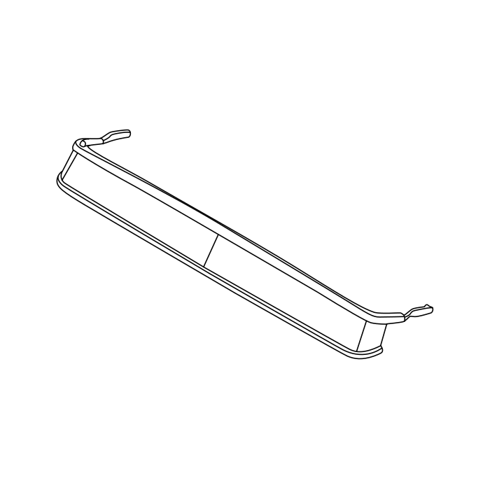 Genuine Maxus C00388643 Sunblind Assembly-front Louver - technical drawing