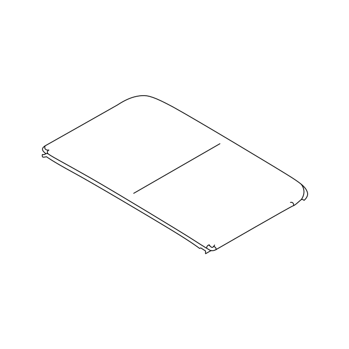 Genuine Maxus C00388645 Motor-front Louver - technical drawing