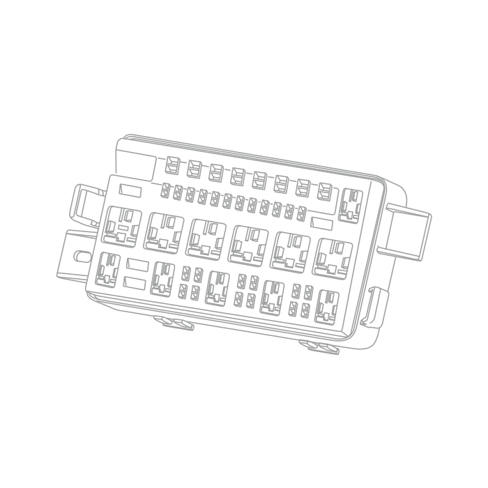 Genuine Maxus C00389612 Relay-main Fusebox - technical drawing