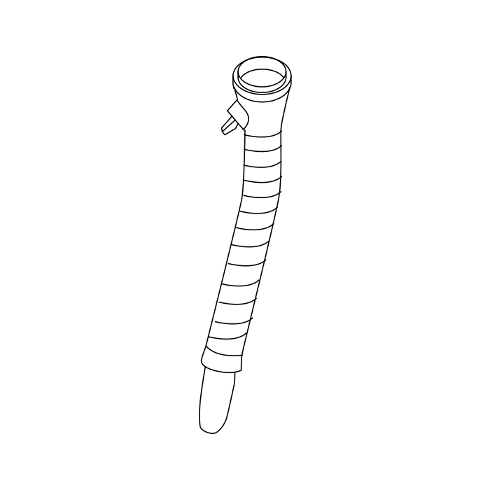 Genuine Maxus C00391629 Hose Assembly-front Solvent - technical drawing