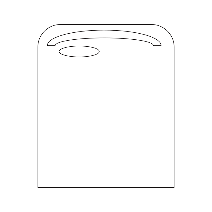 Genuine Maxus C00391842 Cover-3nd Row Seat Back Upper - technical drawing