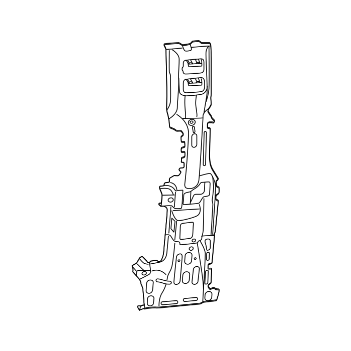 Genuine Maxus C00392121 Reinforcement Assembly-center Pillar - technical drawing