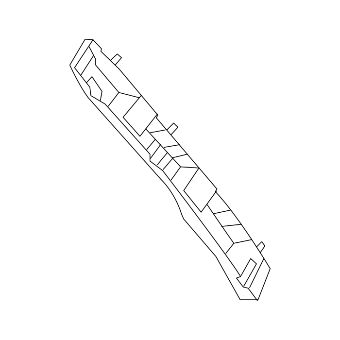 Genuine Maxus C00392388 Support-bumper Front - technical drawing