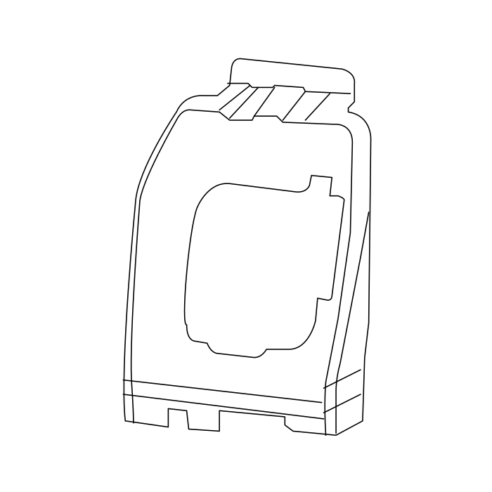 Genuine Maxus C00397093 Plate Assembly-charge Fitting Cover Install - technical drawing