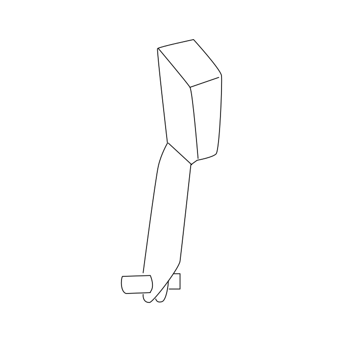 Genuine Maxus C00397610 Lock Assembly-front Seat - technical drawing