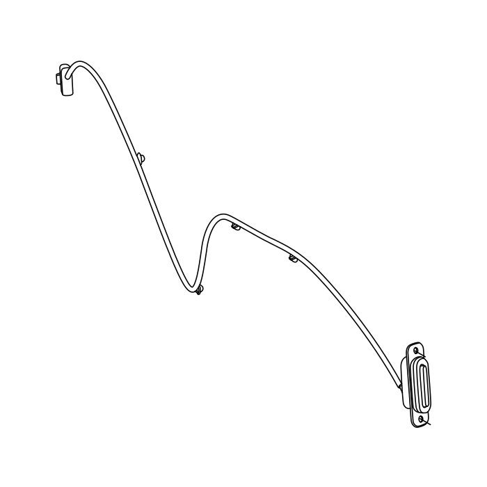 Genuine Maxus C00398475 Pin-side Door Contact Switch Contact - technical drawing