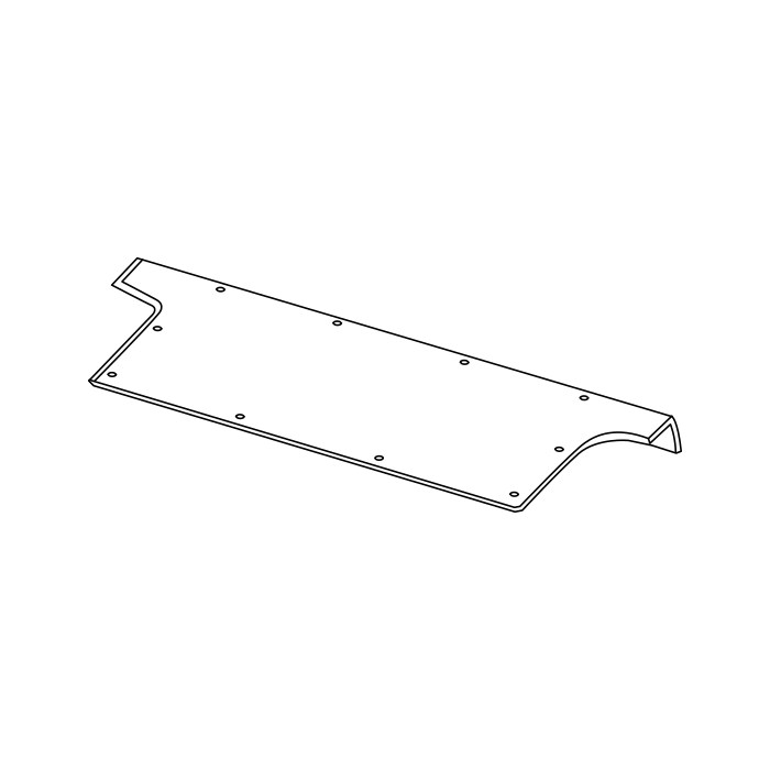 Genuine Maxus C00398961 Cover-rear Door Step - technical drawing