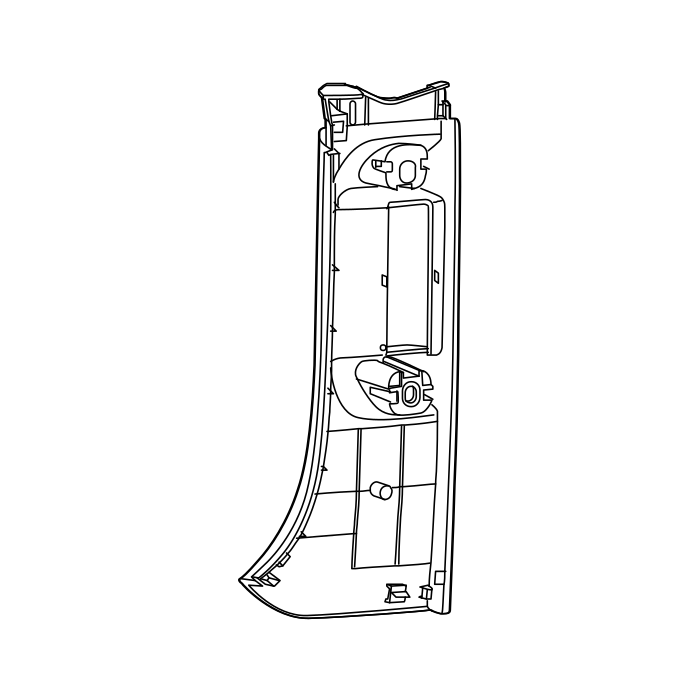 Genuine Maxus C00399230 Cover-sliding Door Inner Handle - technical drawing