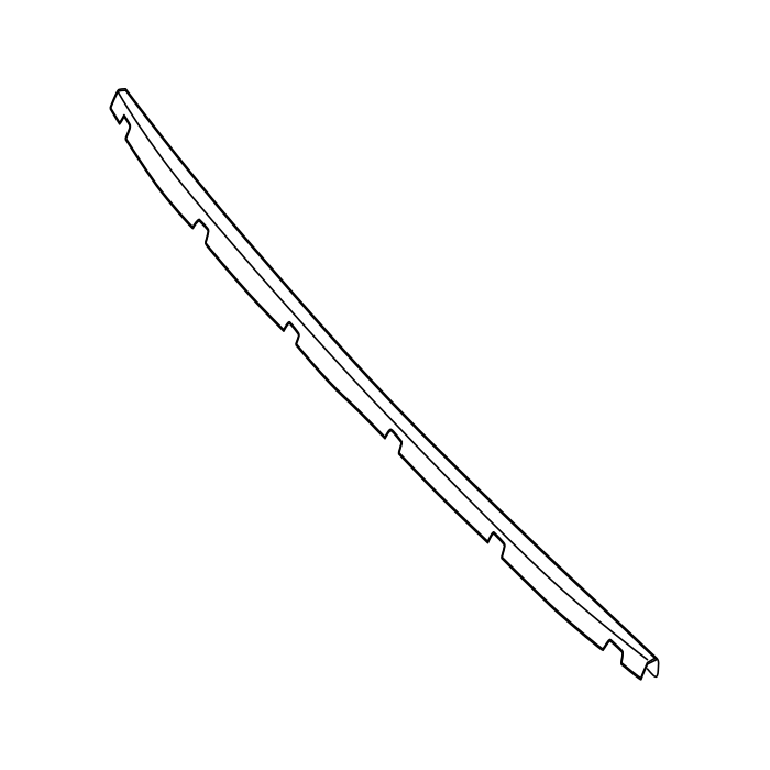 Genuine Maxus C00399747 Panel Assembly-rear Roof Cross Member Outer - technical drawing