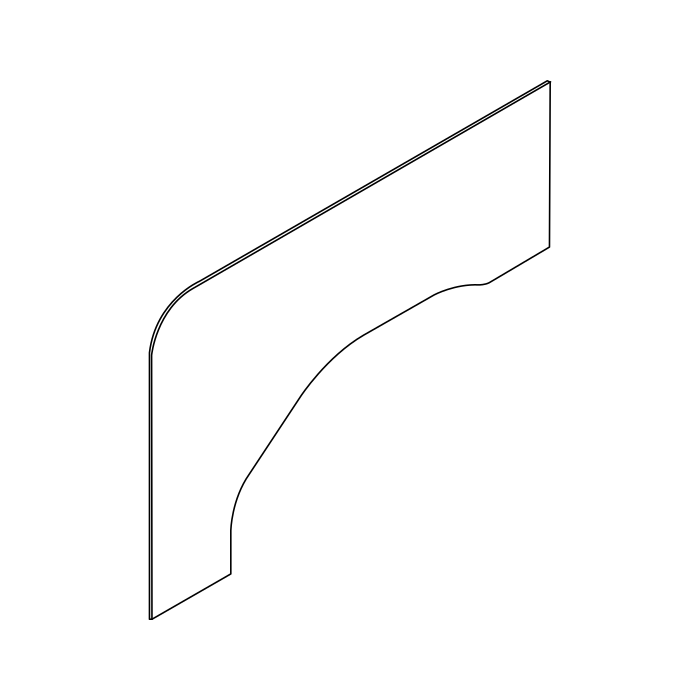 Genuine Maxus C00401220 Panel-rear Side Panel Inner Trim - technical drawing