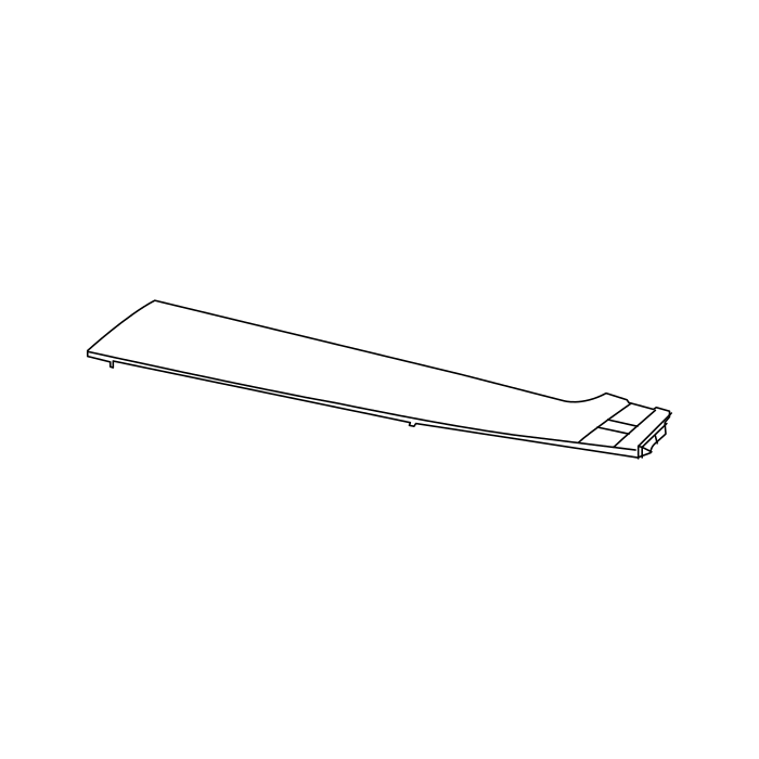 Genuine Maxus C00401715 Assembly-roof Rear Spoiler - technical drawing