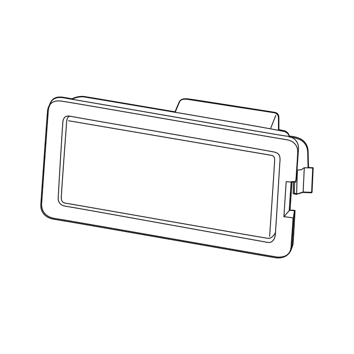 Genuine Maxus C00404594 Lamp Assembly-rear License Plate - technical drawing