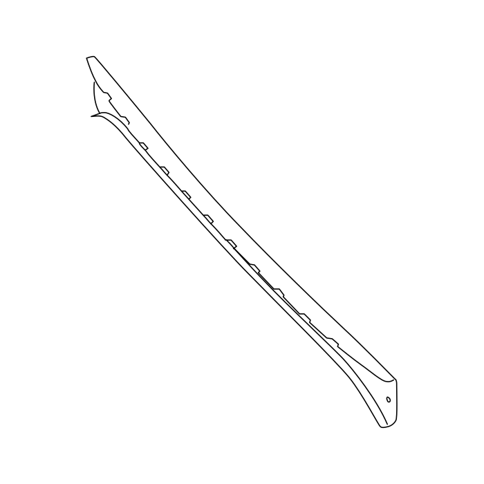 Genuine Maxus C00406069 Panel Assembly-rear Roof Cross Member Outer - technical drawing