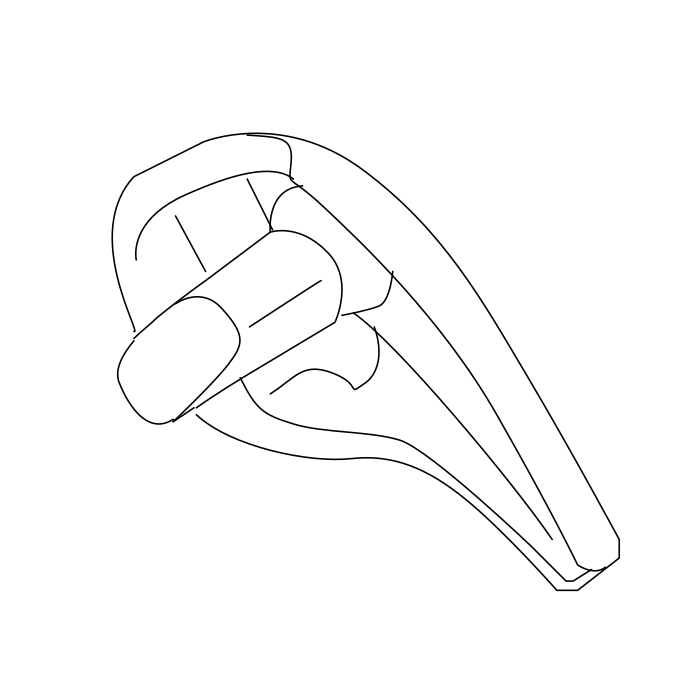 Genuine Maxus C00406258 Handle-driver Seat Heightadjustment - technical drawing