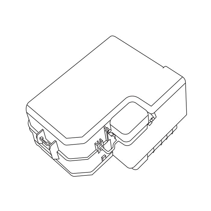 Genuine Maxus C00406340 Box Assembly-main Fuse - technical drawing