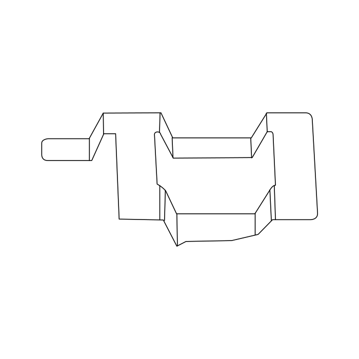 Genuine Maxus C00406956 Bracket-evcc - technical drawing
