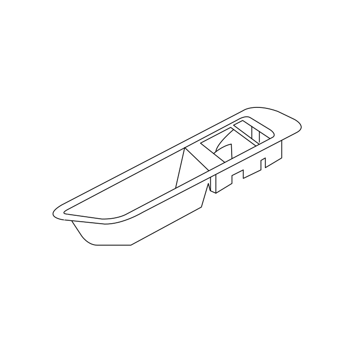 Genuine Maxus C00407477 Panel-front Door Control Trim - technical drawing