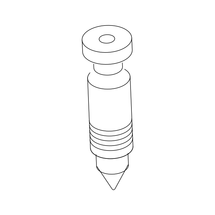 Genuine Maxus C00410152 Screw-rear Brake Caliper Bleed - technical drawing