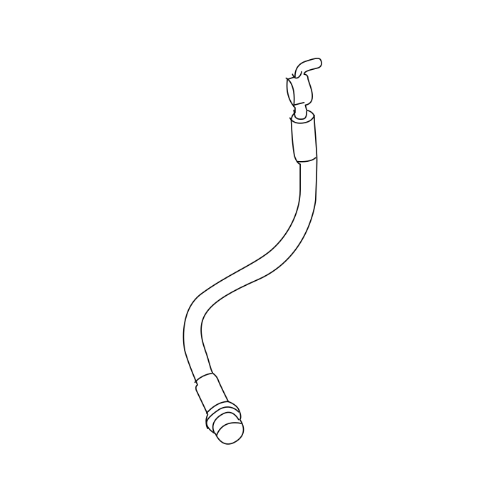 Genuine Maxus C00414509 Hose Assembly-rear Brake - technical drawing