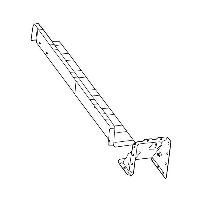 Genuine Maxus C00414620 Longitudinal Assembly-rear Floor - technical drawing