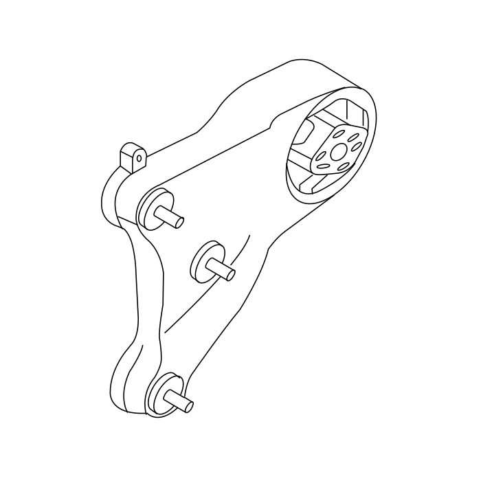 Genuine Maxus C00423905 Mount-ept - technical drawing