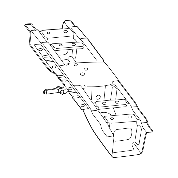 Genuine Maxus C00427153 Crossmember Assembly-#2 - technical drawing