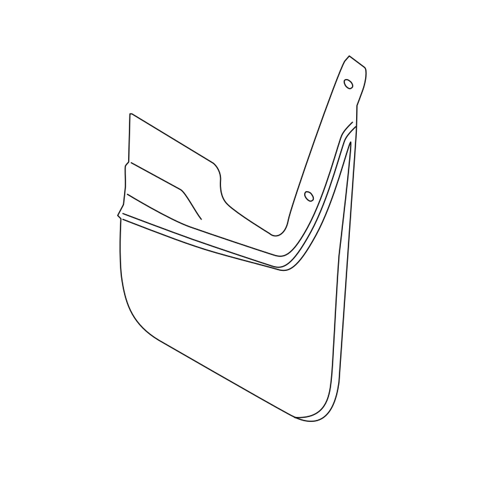 Genuine Maxus C00428414 Support Assembly-mudguard Rear - technical drawing