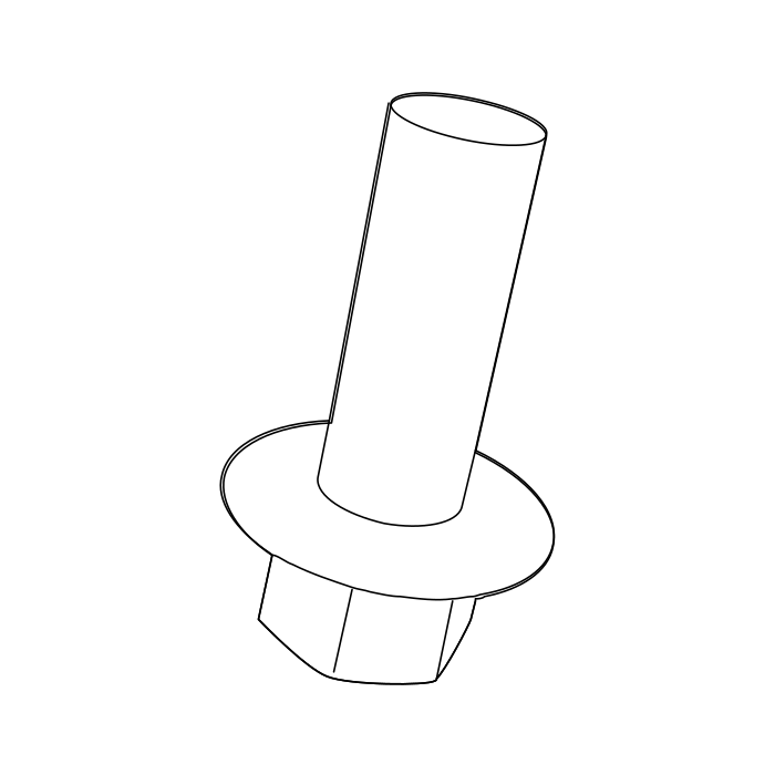 Genuine Maxus C00433303 Pot-front Washer - technical drawing