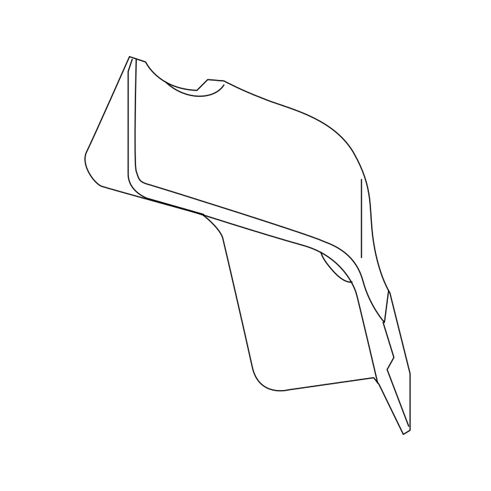 Genuine Maxus C00434246 Bracket-upper Bulkhead Install - technical drawing