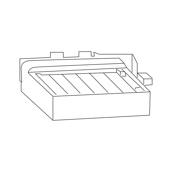 Genuine Maxus C00435860 Filter-front Air Conditioning - technical drawing