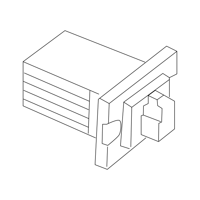 Genuine Maxus C00435906 Motor-rear Remp Servo - technical drawing
