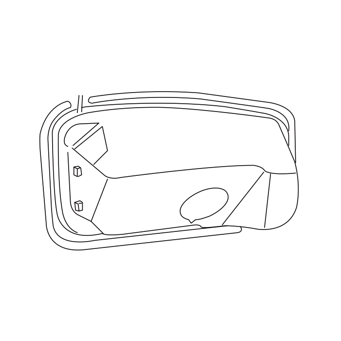Genuine Maxus C00436809 Panel-fuel Tank Filler Inner - technical drawing