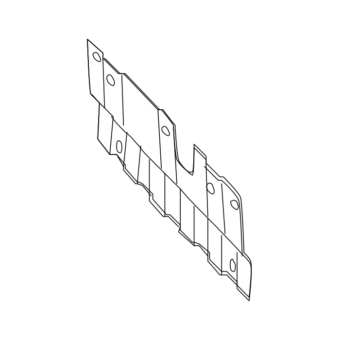 Genuine Maxus C00437552 Bracket-rear Roof Lamp Install - technical drawing