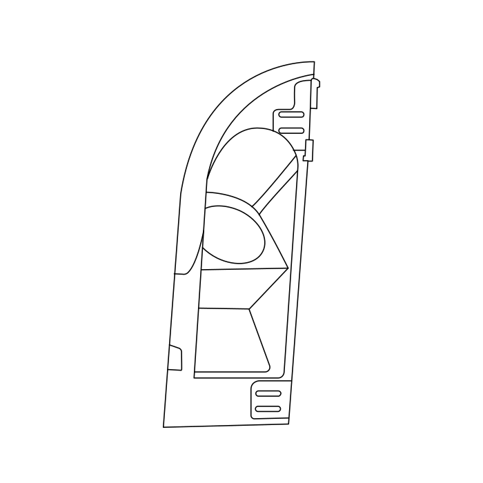 Genuine Maxus C00438603 Door Assembly-charge Fitting - technical drawing