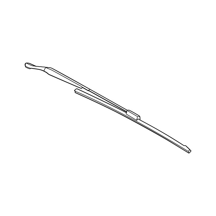 Genuine Maxus C00439117 Arm & Blade Assembly-wiper - technical drawing