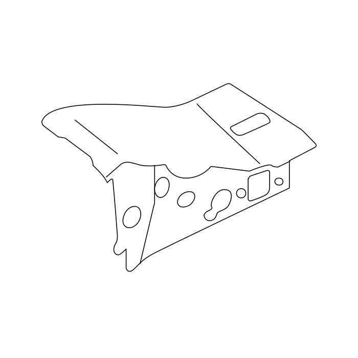 Genuine Maxus C00441940 Insulation-dash Panel Insulation(dvr) - technical drawing