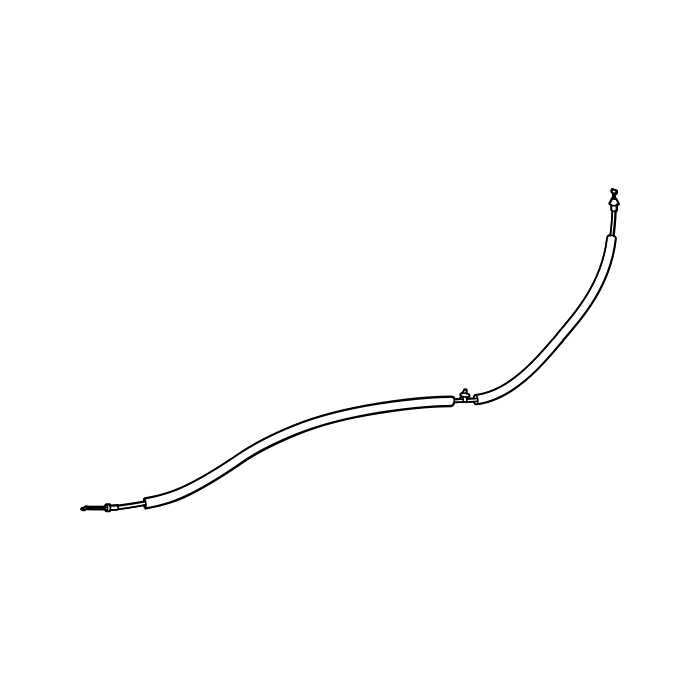 Genuine Maxus C00442320 Transition Assembly-sliding Door Latch - technical drawing
