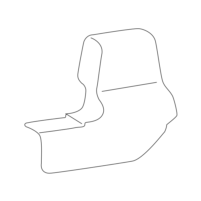 Genuine Maxus C00443058 Arm Assembly-sliding Door Open Max Check - technical drawing
