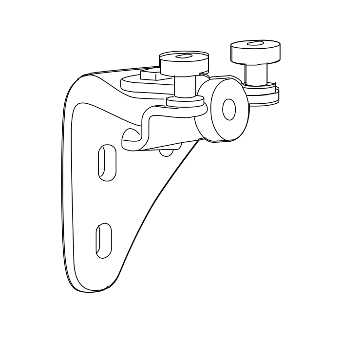 Genuine Maxus C00443131 Steel Bar Assembly-sliding Mid Guide Wearable - technical drawing
