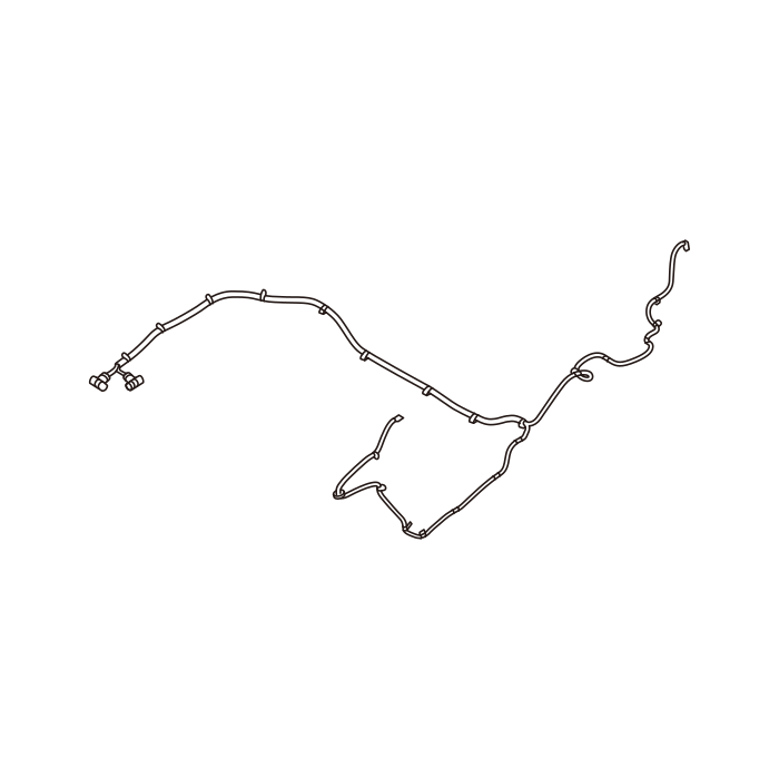 Genuine Maxus C00445103 Harness Assembly-rear Bumper - technical drawing