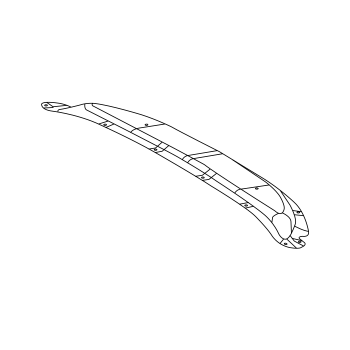 Genuine Maxus C00447457 Insulator-windshield Gutter - technical drawing