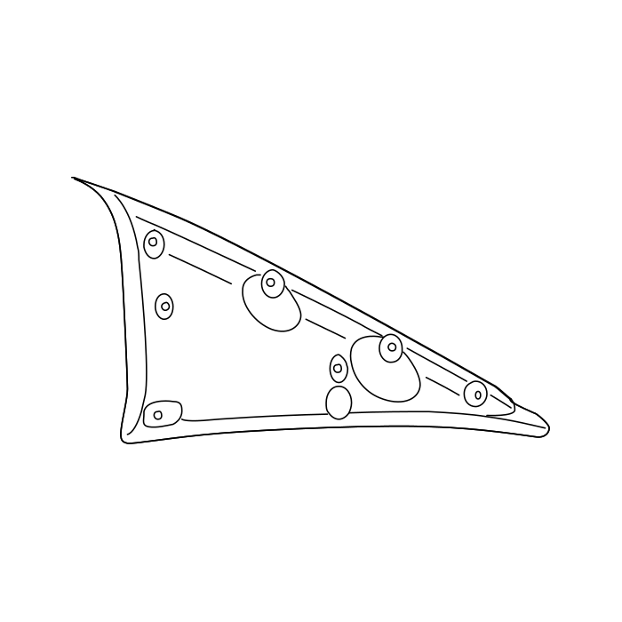 Genuine Maxus C00448073 Panel Assembly-quarter Inner Lower - technical drawing