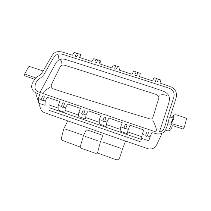Genuine Maxus C00449384 Airbag Assembly-front Passenger Side - technical drawing