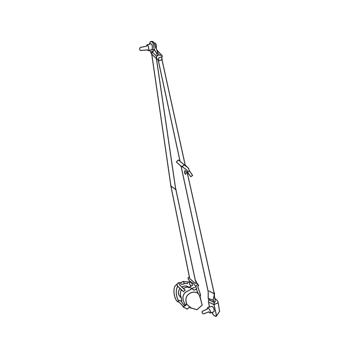 Genuine Maxus C00449388 Belt Assembly-front Passenger Seat - technical drawing