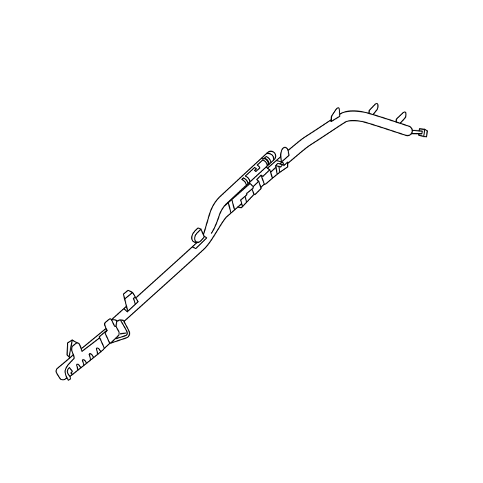 Genuine Maxus C00452173 Airbag Assembly-right Hand Curtain - technical drawing