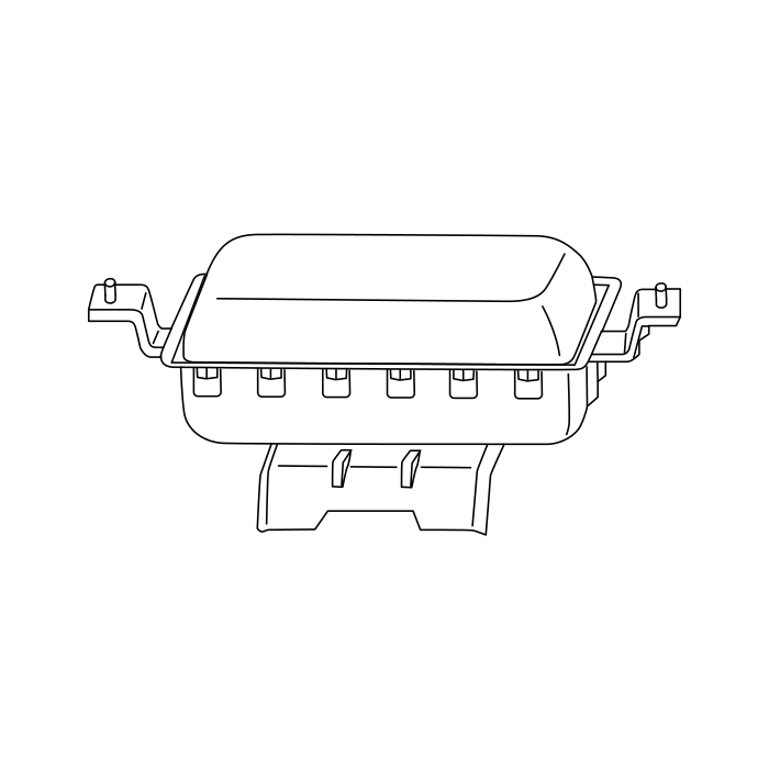 Genuine Maxus C00452175 Airbag Assembly-front Passenger Side - technical drawing