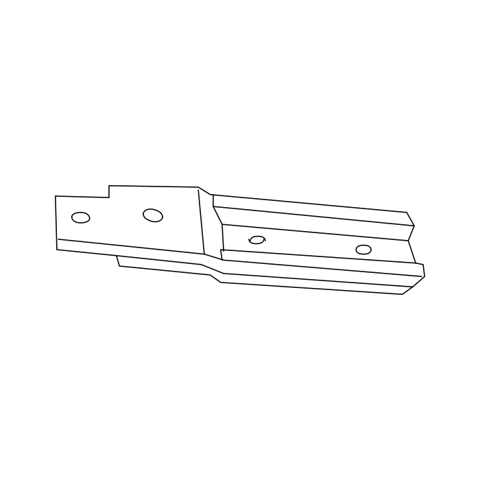 Genuine Maxus C00454416 Battery Bracket-right - technical drawing