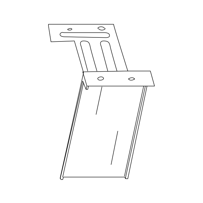 Genuine Maxus C00454418 Bracket-hv Harness Mount - technical drawing