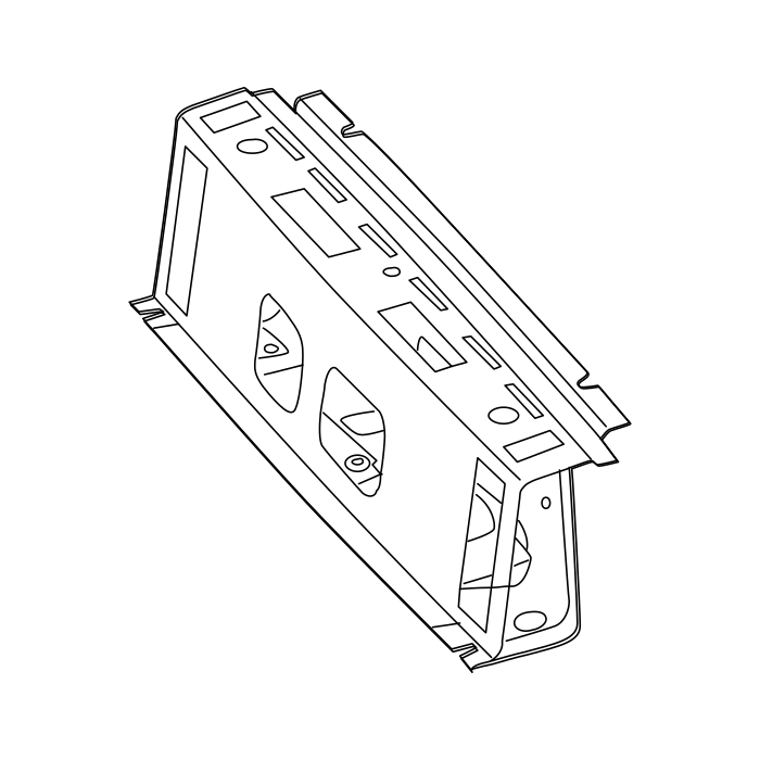 Genuine Maxus C00455289 Plate Assembly-rear Roof Cross Member Inner - technical drawing