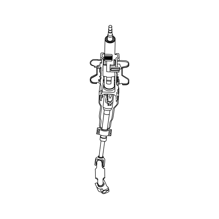Genuine Maxus C00458817 Column Assembly-steering - technical drawing